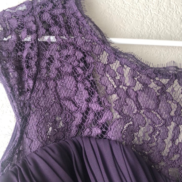 Brideamaid ADRIANNA PAPELL Purple formal dress - Picture 6 of 13